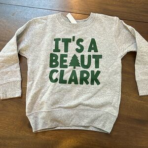 Christmas Vacation Crewneck Toddler Sweatshirt 3T unisex “It’s a beaut Clark”